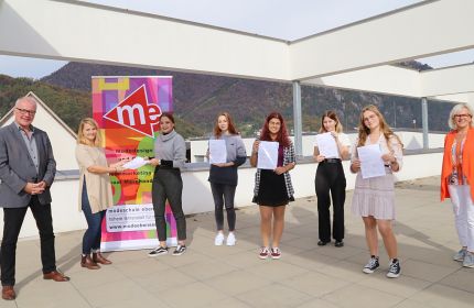 Poleposition für Schülerinnen der Modeschule Ebensee in Oberösterreich